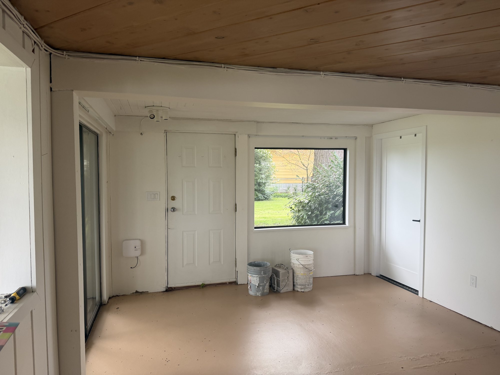Maple Ridge Cottage Remodel — before & construction