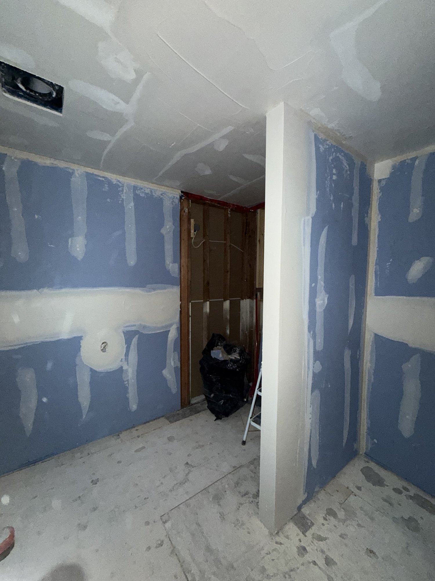 Drywall & finishing — under construction